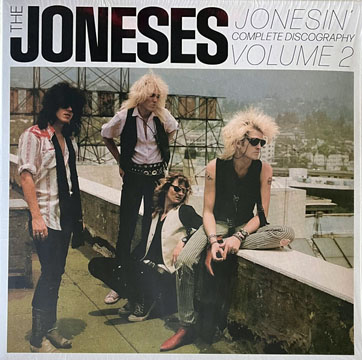 THE JONESES "Jonesin' Discography Vol #2" LP (PP) Black Vinyl